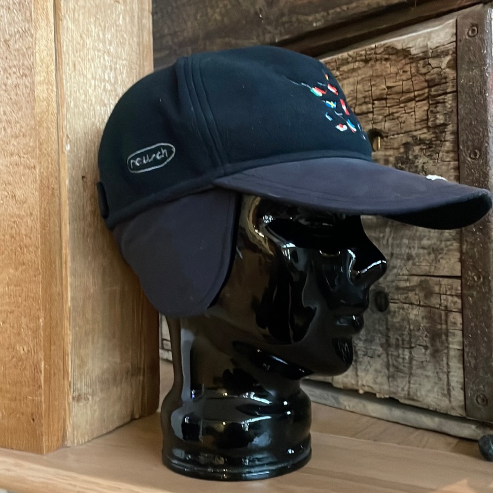 Fleece Reusch Swiss Air Hat Ear Flaps Winter Adjustable Velcro Elastic Warm